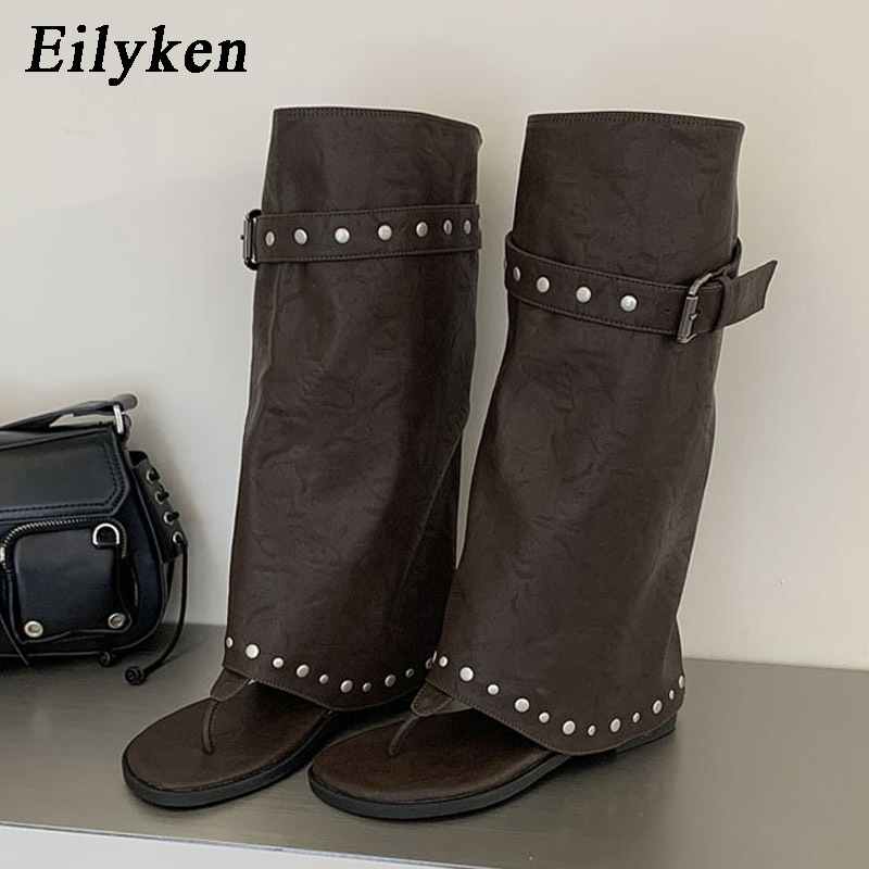 Belt Buckle Blank - Eilyken Vintage Comfortable Low Heels Round