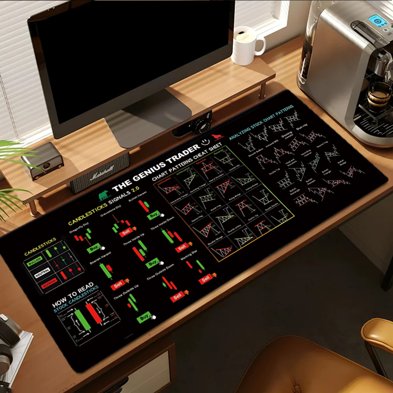 EXCO Stock Market Trader Leath - Leatherwork Desk recension och pris