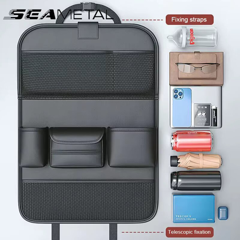 SEAMETAL Car Seat Back Organiz - Leatherwork Desk recension och pris