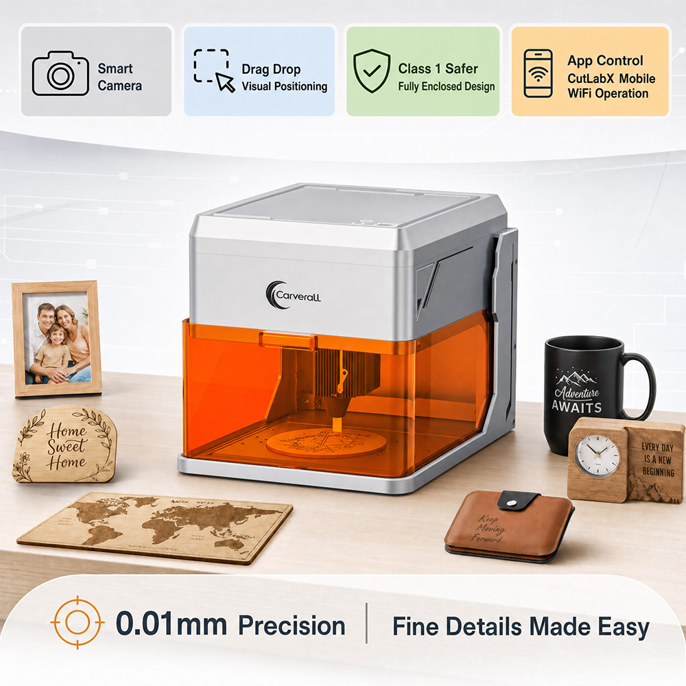 Carverall A1PRO 10W Laser Engr - Leatherworking Equipment recension och pris